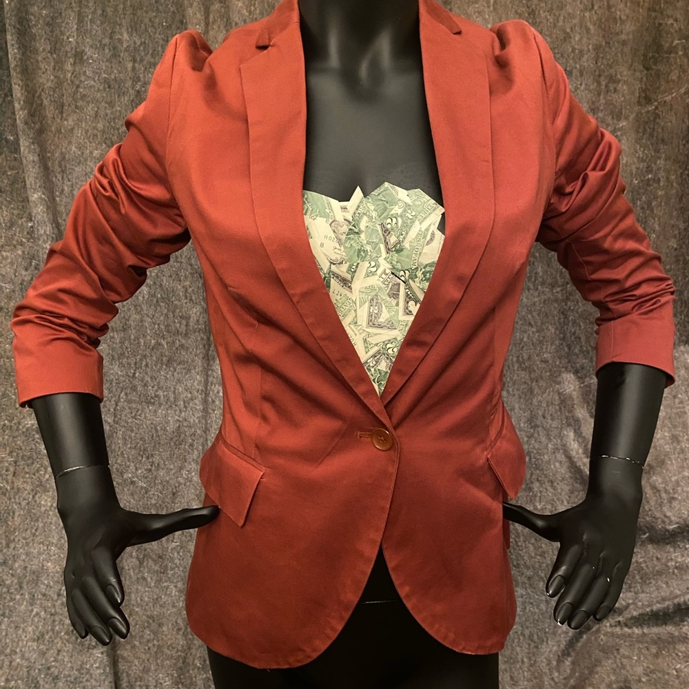 Burnt Orange Women’s Blazer